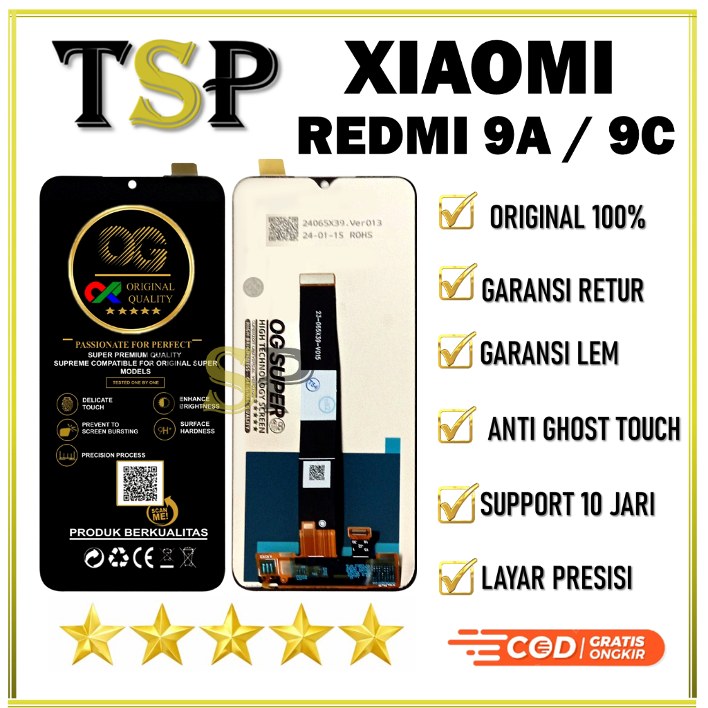 【ORIGINAL】LCD XIAOMI REDMI 9A / 9C LCD ORIGINAL 100% HIGH QUALITY