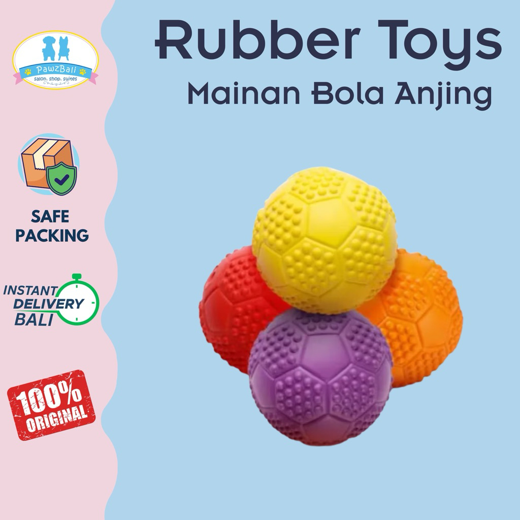 Trixie Sport Ball Toy for Dogs and Cats, Natural Rubber Sport Ball with Attractive Bouncing Quality 