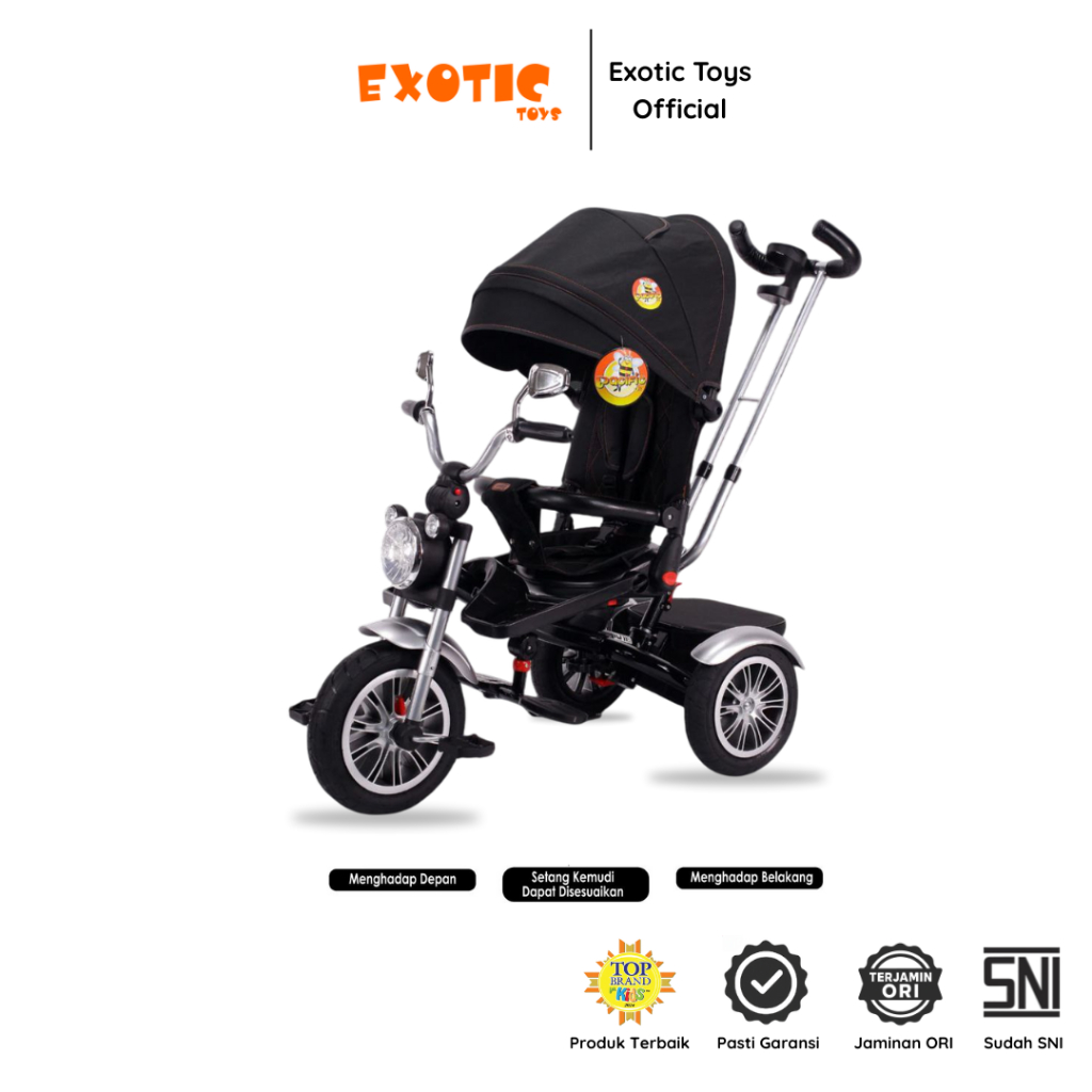 Exotic Toys Sepeda Anak Roda Tiga Multifungsi 4 in 1 JR-5199