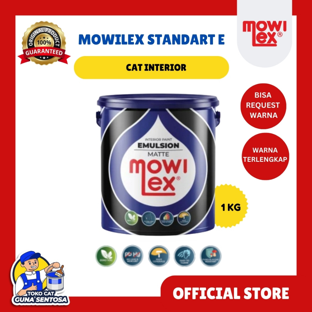 CAT TEMBOK INTERIOR MOWILEX EMULSION 1 LITER