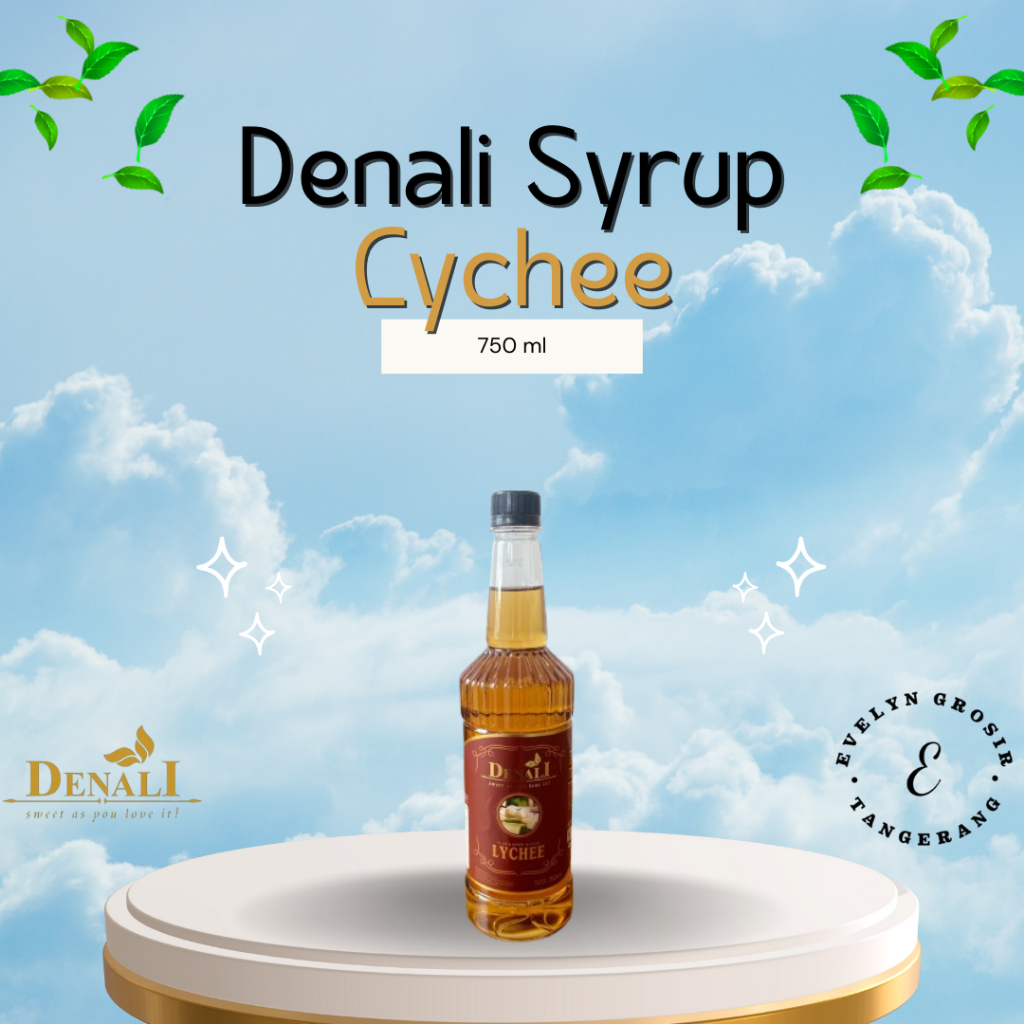 

DENALI SYRUP LYCHEE | SIRUP LYCHEE 750ml - LYCHEE SIRUP 750 MILI