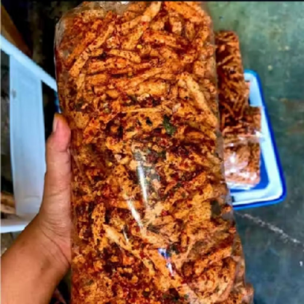 

Basreng daun jeruk Pedas gurih 250gr