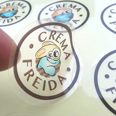 

Cetak Stiker Transparant A3 Custom Print & Cut Label Botol