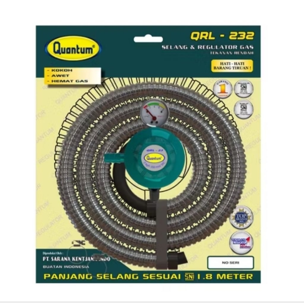 Quantum Regulator dan Selang Gas