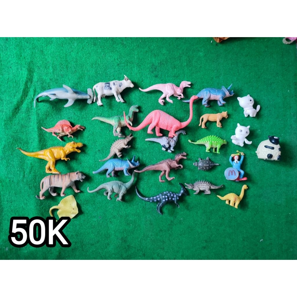 mainan hewan, tembak, McD mobil robot anak