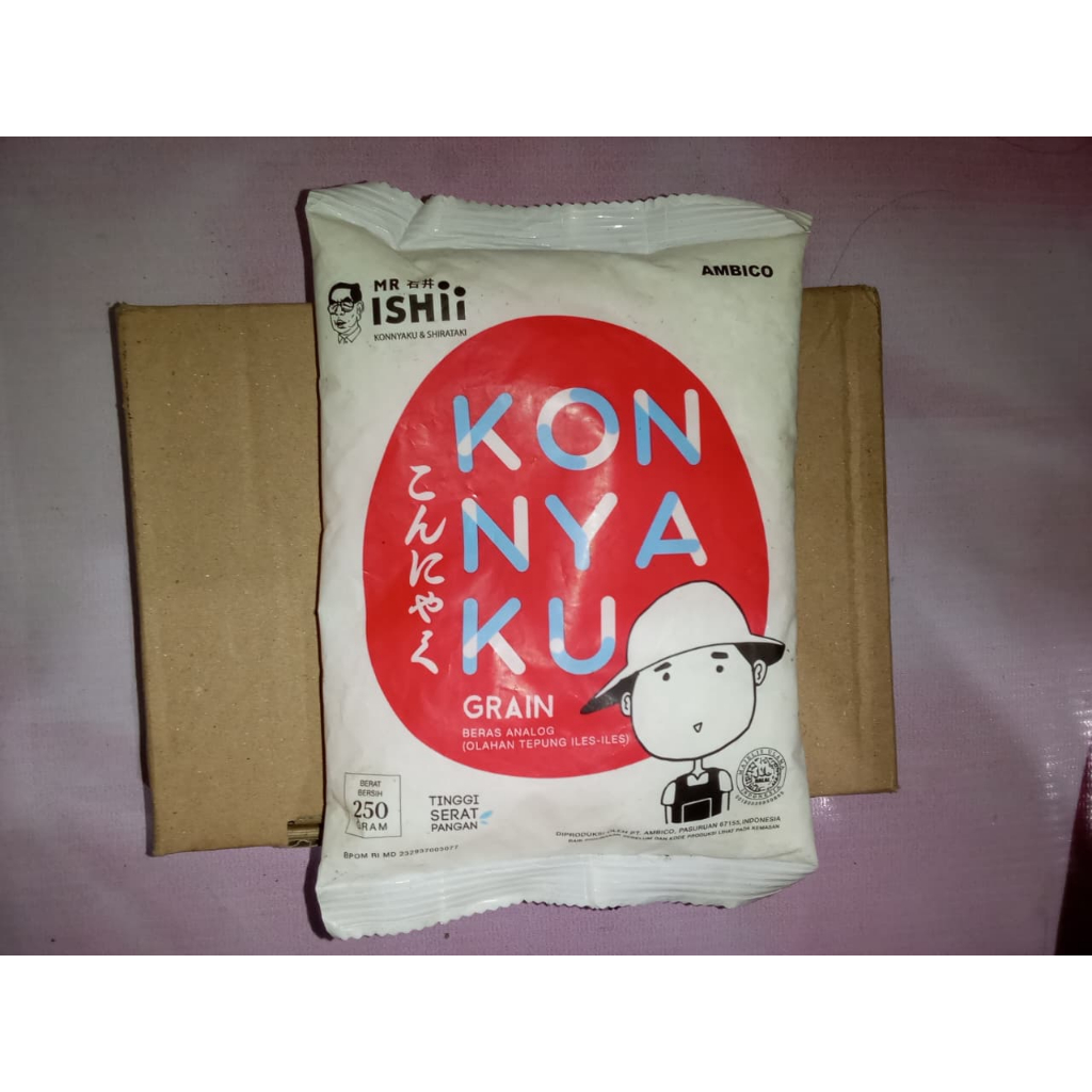Konnyaku Grain (Beras Konnyaku) 250gr