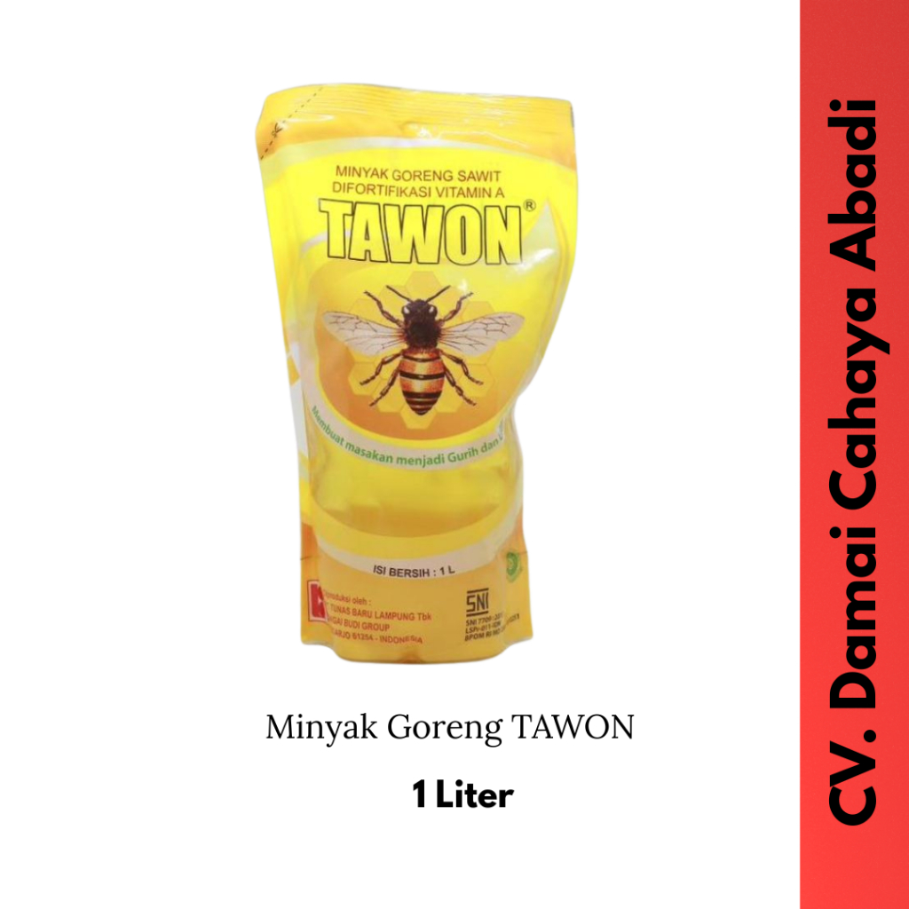 MINYAK GORENG TAWON 1 LITER [GROSIR]