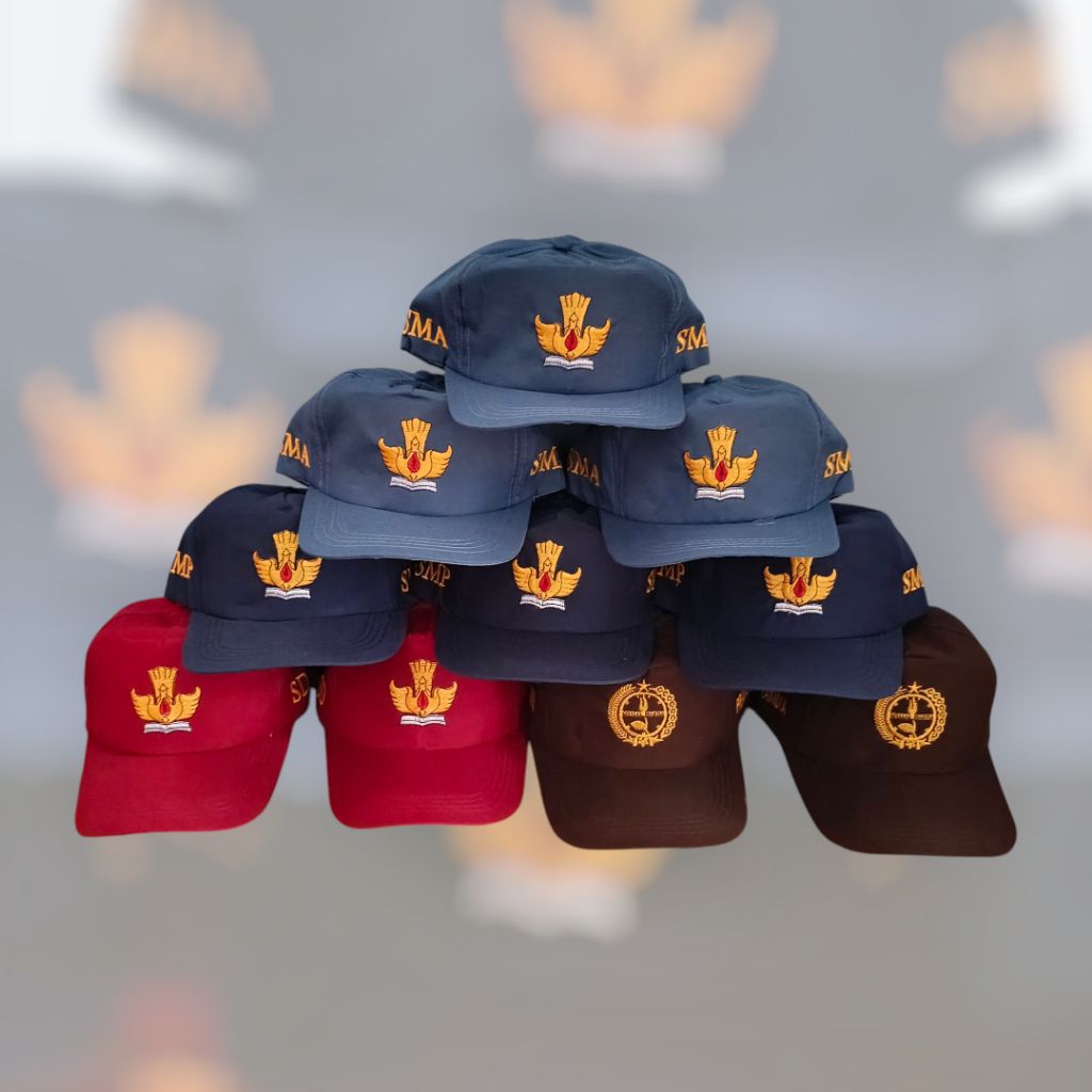 Topi Sekolah SD SMP SMA PRAMUKA Premium