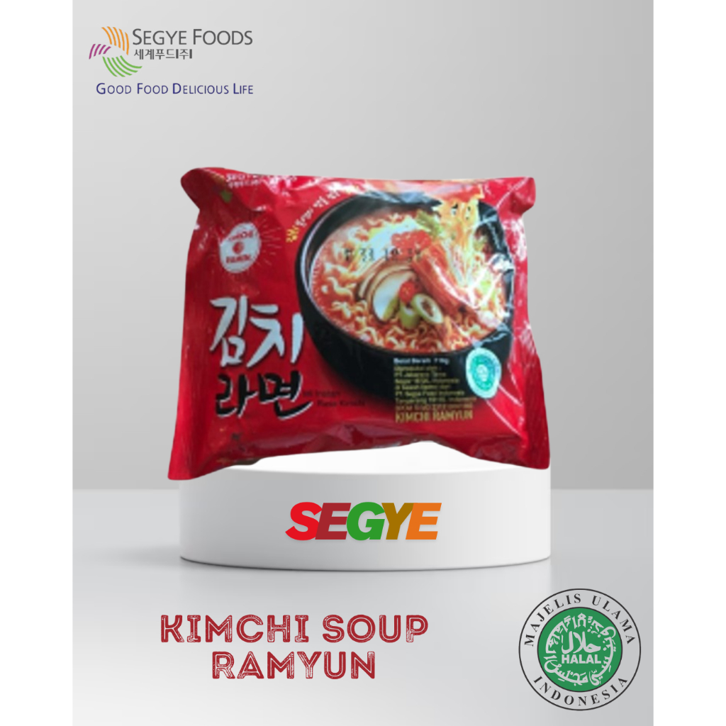 

Mie Segye Kimchi Soup Ramyun (1 Pcs) Korean Noodle