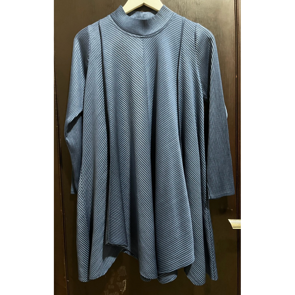 [Preloved] Setelan Kulot Plisket | One Set Plisket