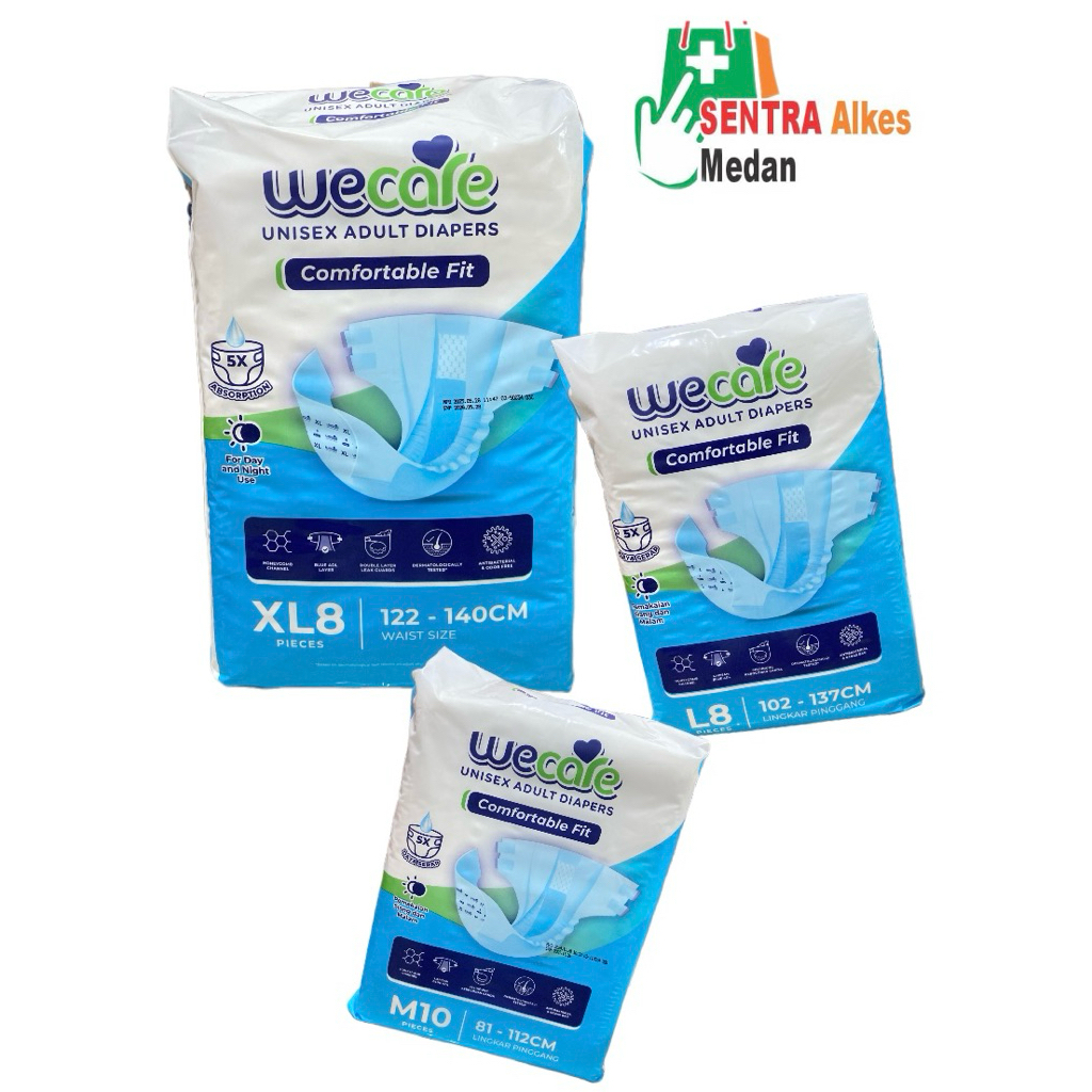 PAMPERS WE CARE DIAPERS