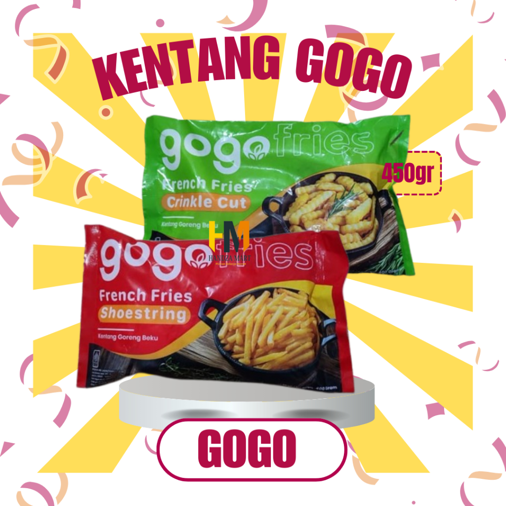 

Kentang Goreng Beku Gogo/ Gogo Fries Shoestring 400gr