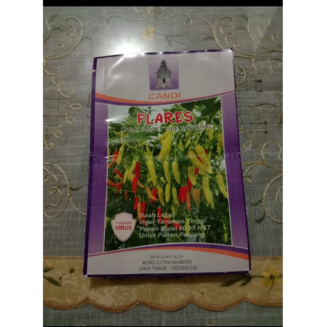 Benih cabe rawit flares CANDI viral 10g