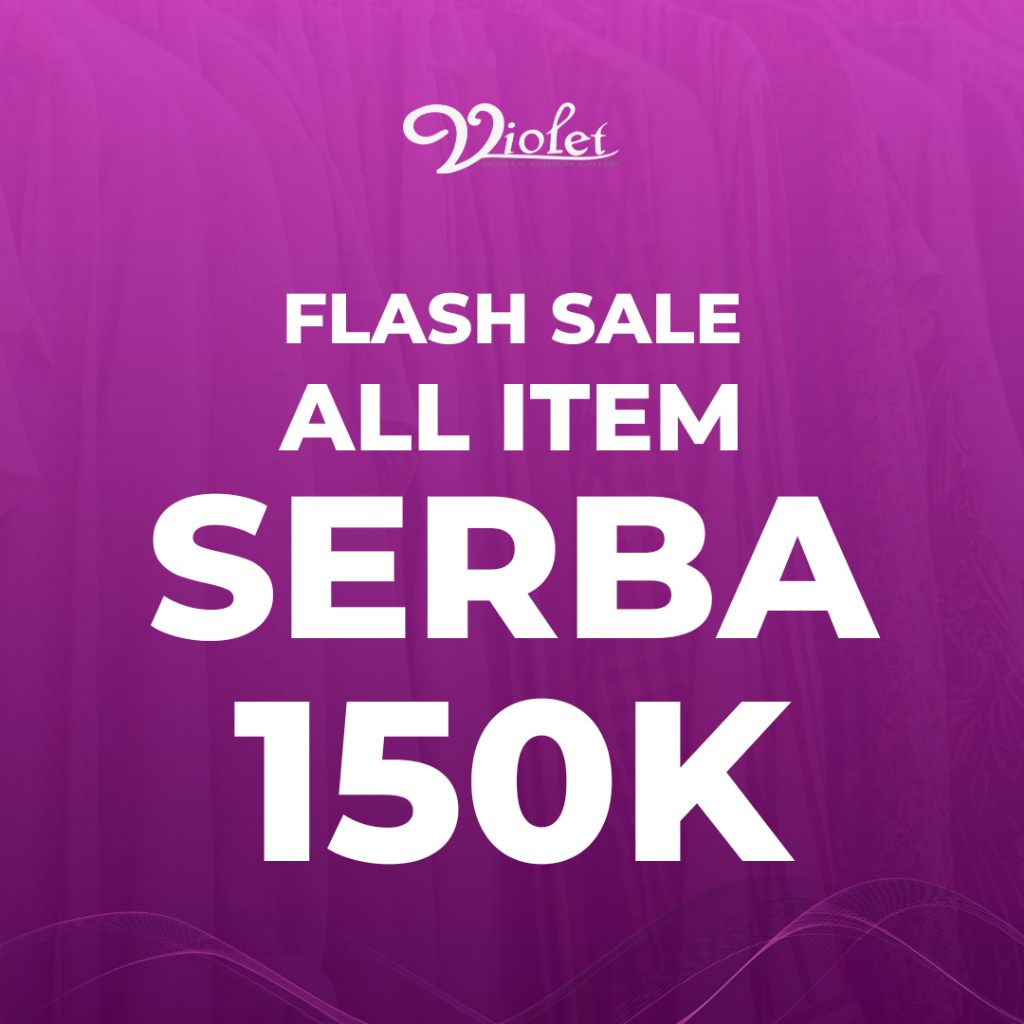 [SERBA 150K] Violet - Clearance Sale All Item Serba 150K - Gamis Anak Dewasa Baju Koko Baju Muslim A