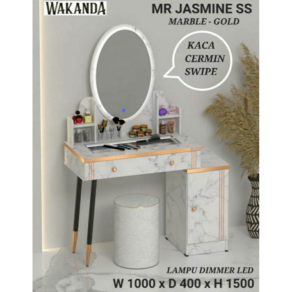 Meja Rias LED Wakanda - MR Jasmine SS