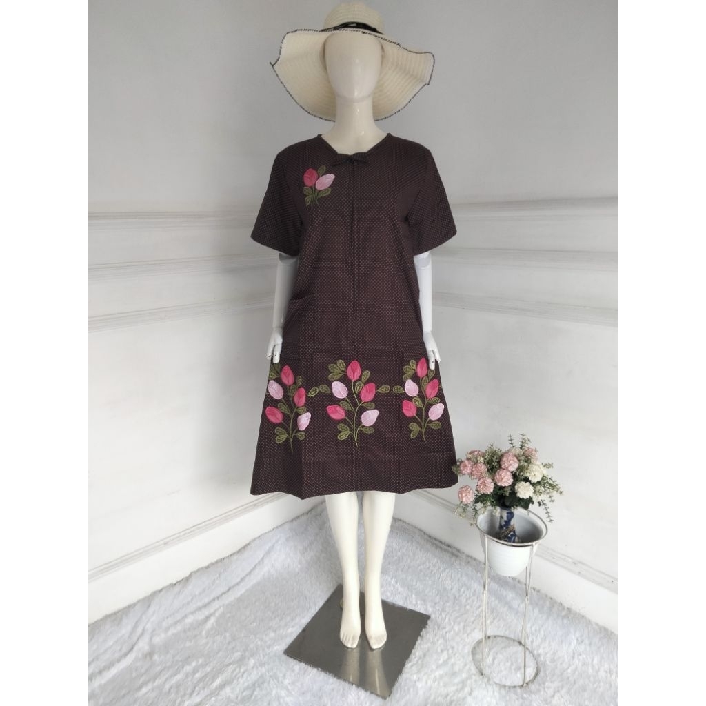 Daster bordir malang daster pendek