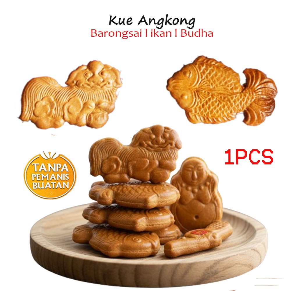 Kue Pekong SIN LOK YEN Ang Kong Pia Ikan Fuk Kong Pia / Fuk Koung Phiang / Angkong Pia Barongsai Bes