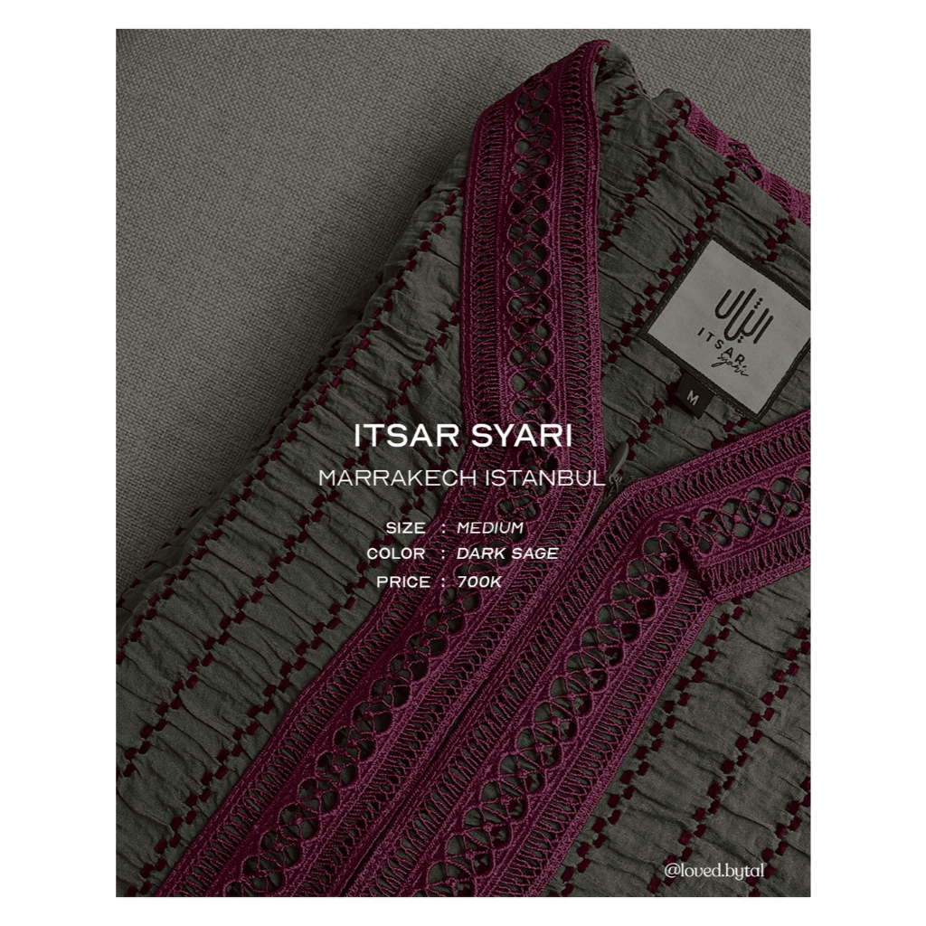 Itsar Syari  Marrakech Istanbul Preloved Size M