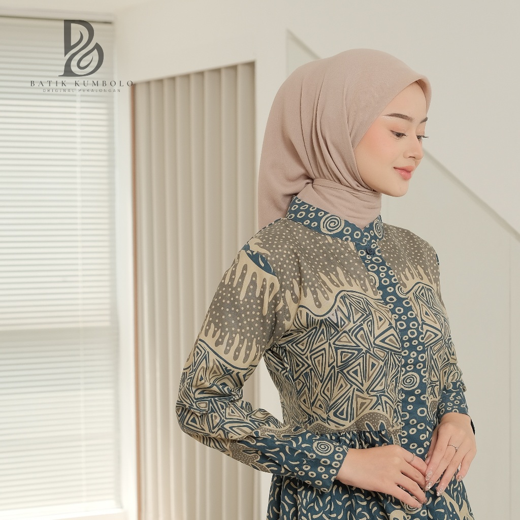 Baju Batik Wanita Modern Monalisa / Baju Batik Wanita Modern Seragam Batik Atasan Batik Kekinian