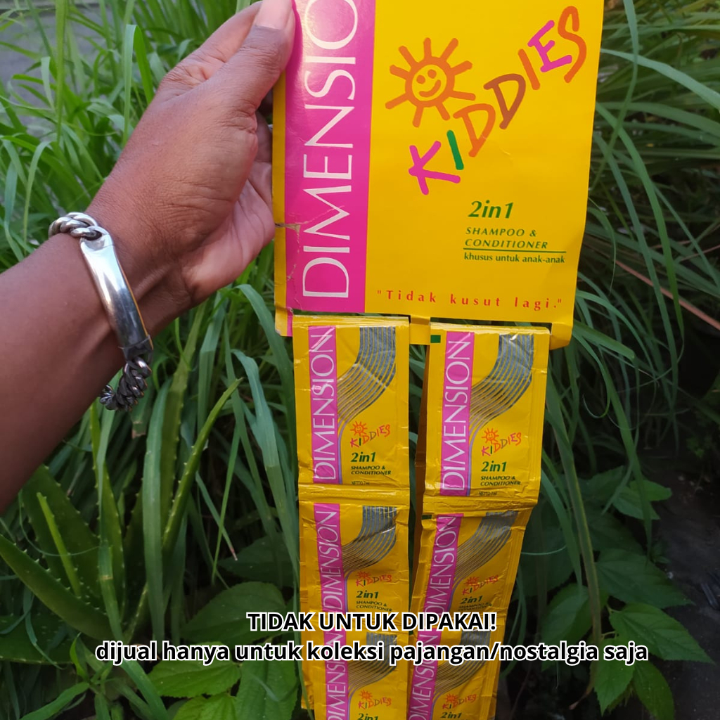 [ KOLEKSI PRODUK JADUL ] SHAMPOO DIMENSION KIDDIES TAHUN 1995 LAWAS ASLI HANYA UNTUK PAJANGAN SAJA