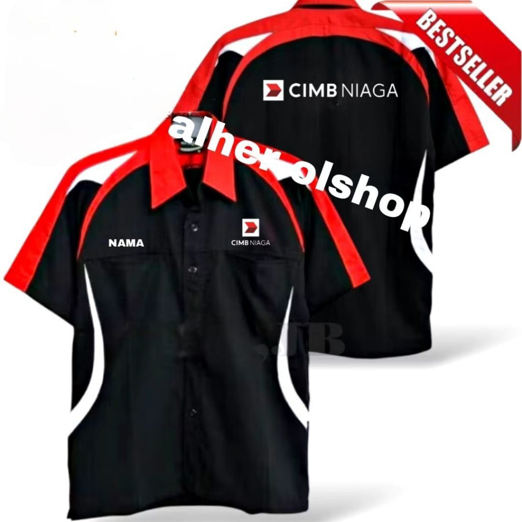 kemeja CIMB niaga baju CIMB niaga seragam CIMB niaga Pdh CIMB niaga kemeja kerja CIMB niaga baju ker