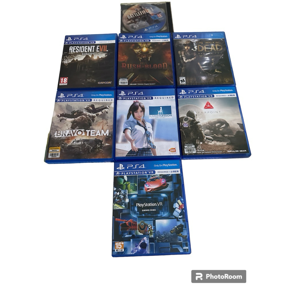 PS 4 , VR , SENJATA PS 4 dan KASET PS4 VR