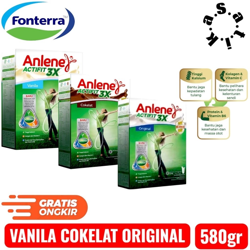 

BACA DEKRIPSI PRODUK!!SUSU ANLENE ACTIFIT 580gr/240gr BOX2pcs SUSU DEWASA/SUSU MURAH/RASA VANILA/RASA COKLAT/RASA ORINAL