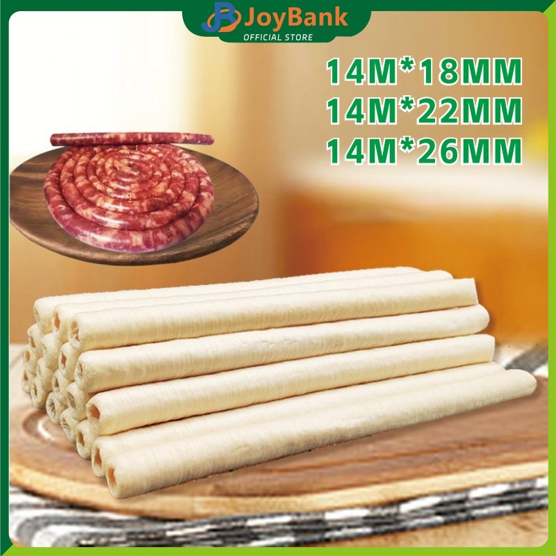 Casing Sosis Kolagen 14M 18-26mm Food Grade Halal Edible untuk Pembuatan Sosis Makanan Daging Rumaha