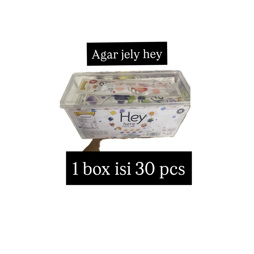 

agar jelly hey here 1 box isi 30 pcs