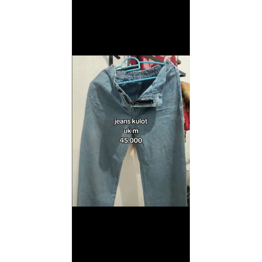 preloved jeans kulot