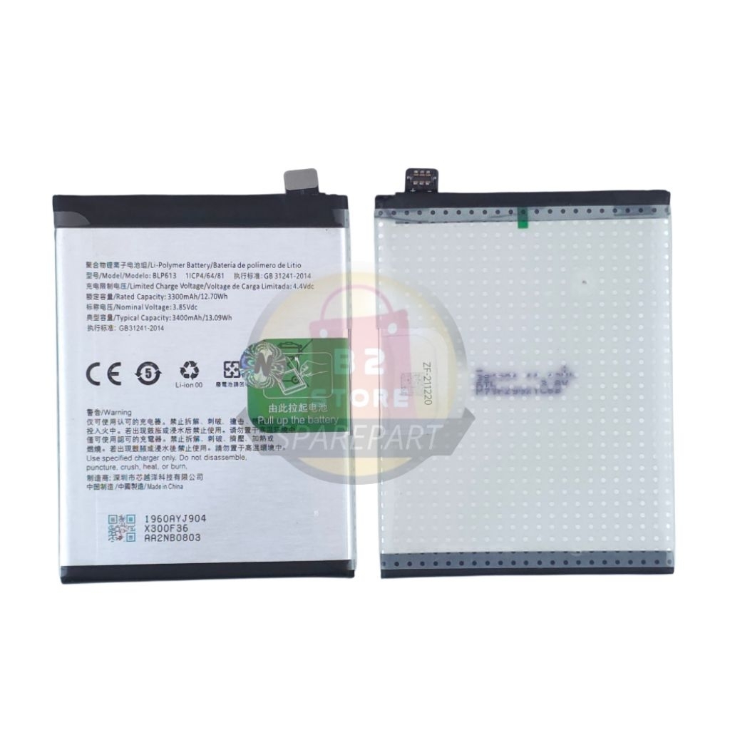 BATERAI BLP613 COMPATIBLE UNTUK ONEPLUS 3 BATTERY ORIGINAL QUALITY