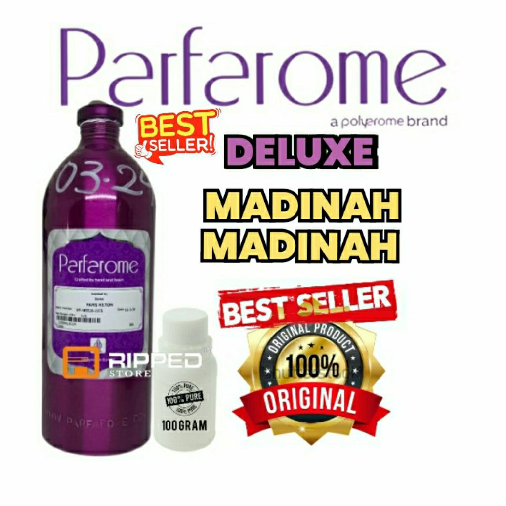 (100ML) Bibit Parfum Murni Madinah Al Haramain Deluxe By Original Parfarome
