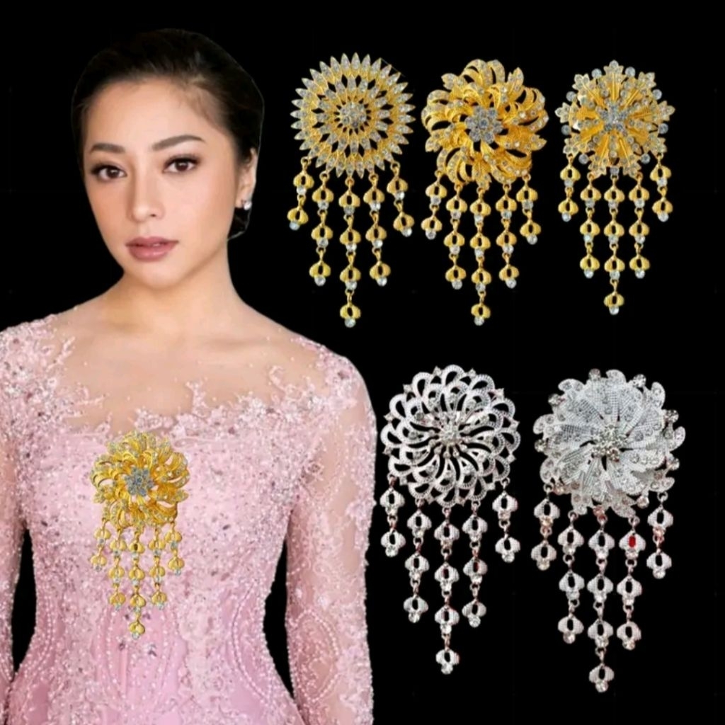 Bros kutu baru, bros kebaya, bros premium, bros dada.