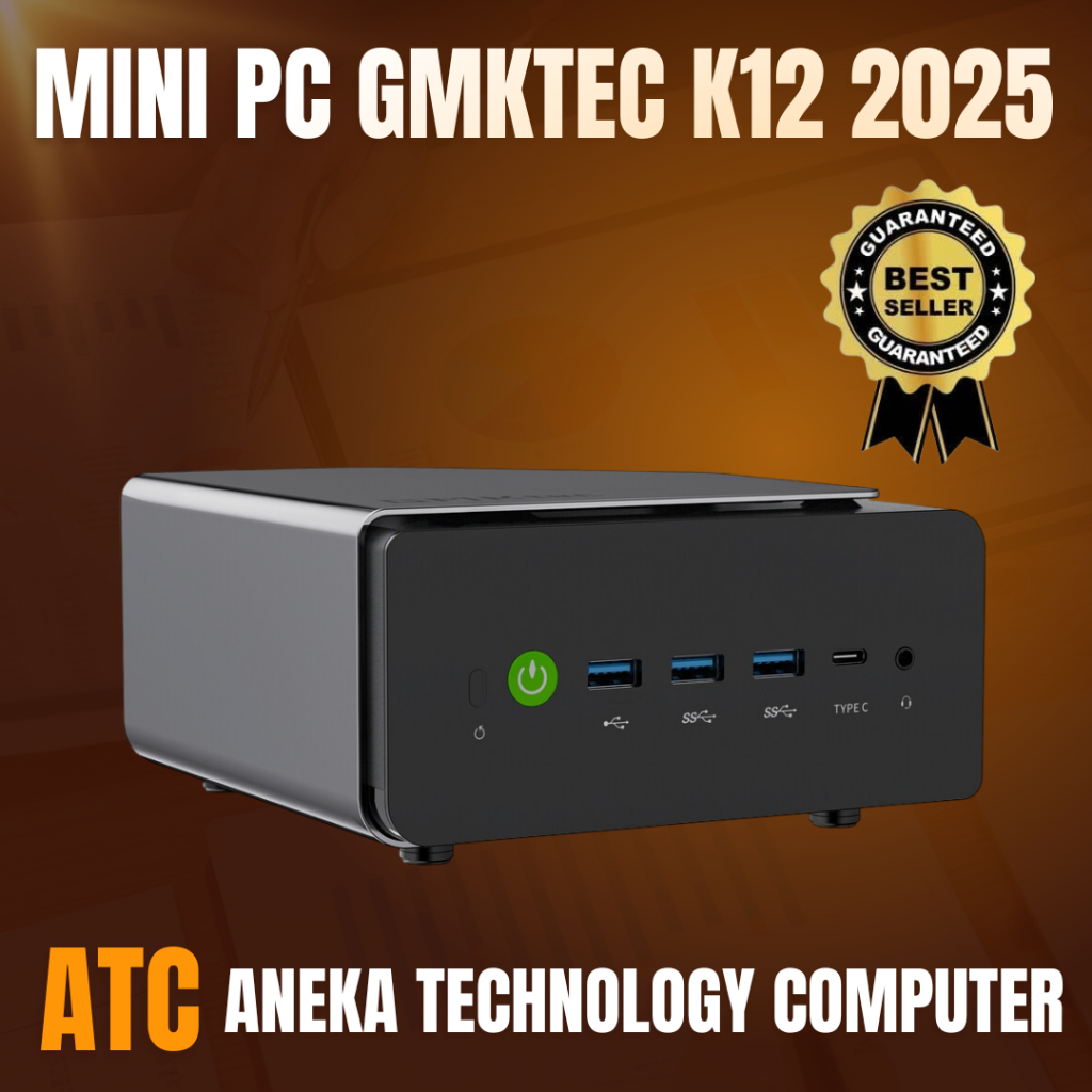 MiniPC GMKTec K12 2025 AMD Ryzen7 H 255 Quad Display Oculink WiFi6e Windows 11Pr