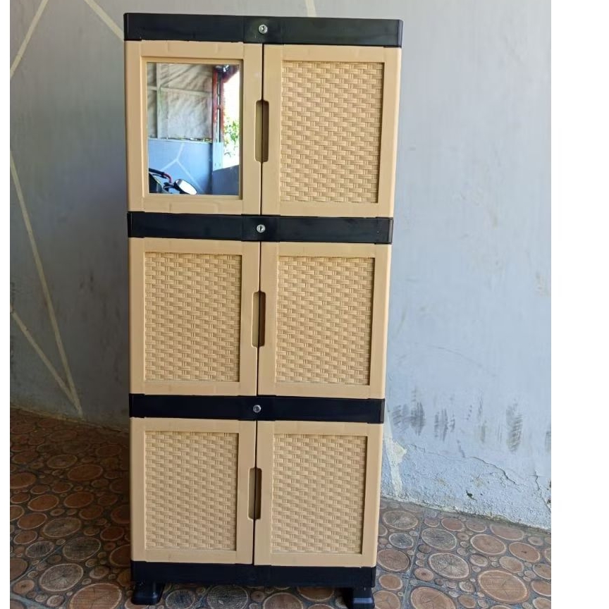 LEMARI PLASTIK MINI SUSUN 3 GUNPLAS/PILIHAN LEMARI TERBAIK