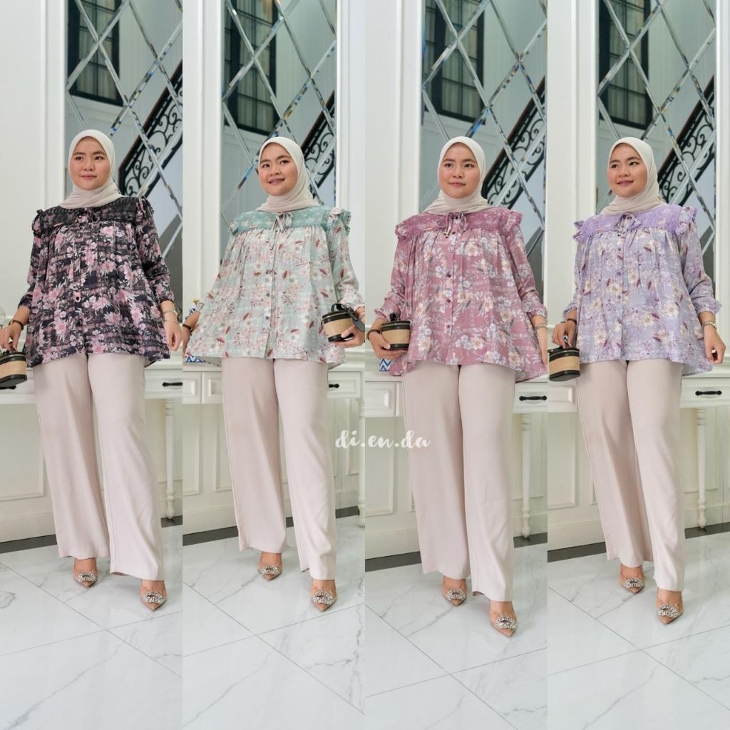 Di.en.da Atasan/blus / atasa  wanita/ crespo motif/ blus motif/ blus All size /atasan motif / blus k