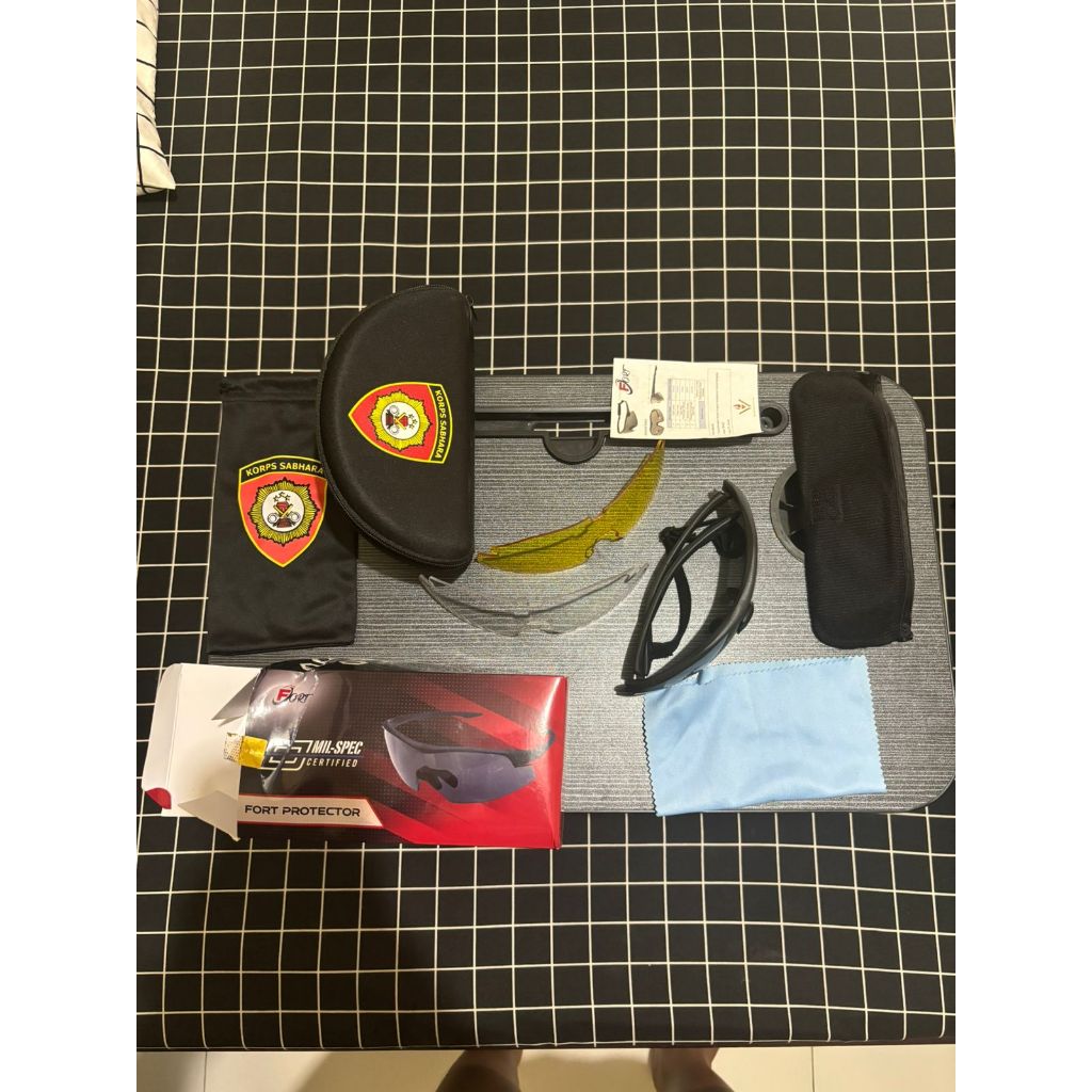 Kacamata Tactical Fort Protector Mil-spec Jatah Polri