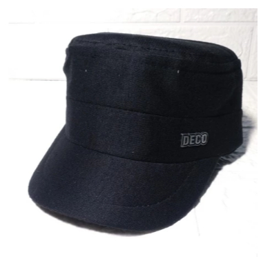 Topi Anak Laki Laki Komando Polos Usia 1 2 3 4 Tahun Logo Random Model Keren Bahan Lembut - Topi Ana