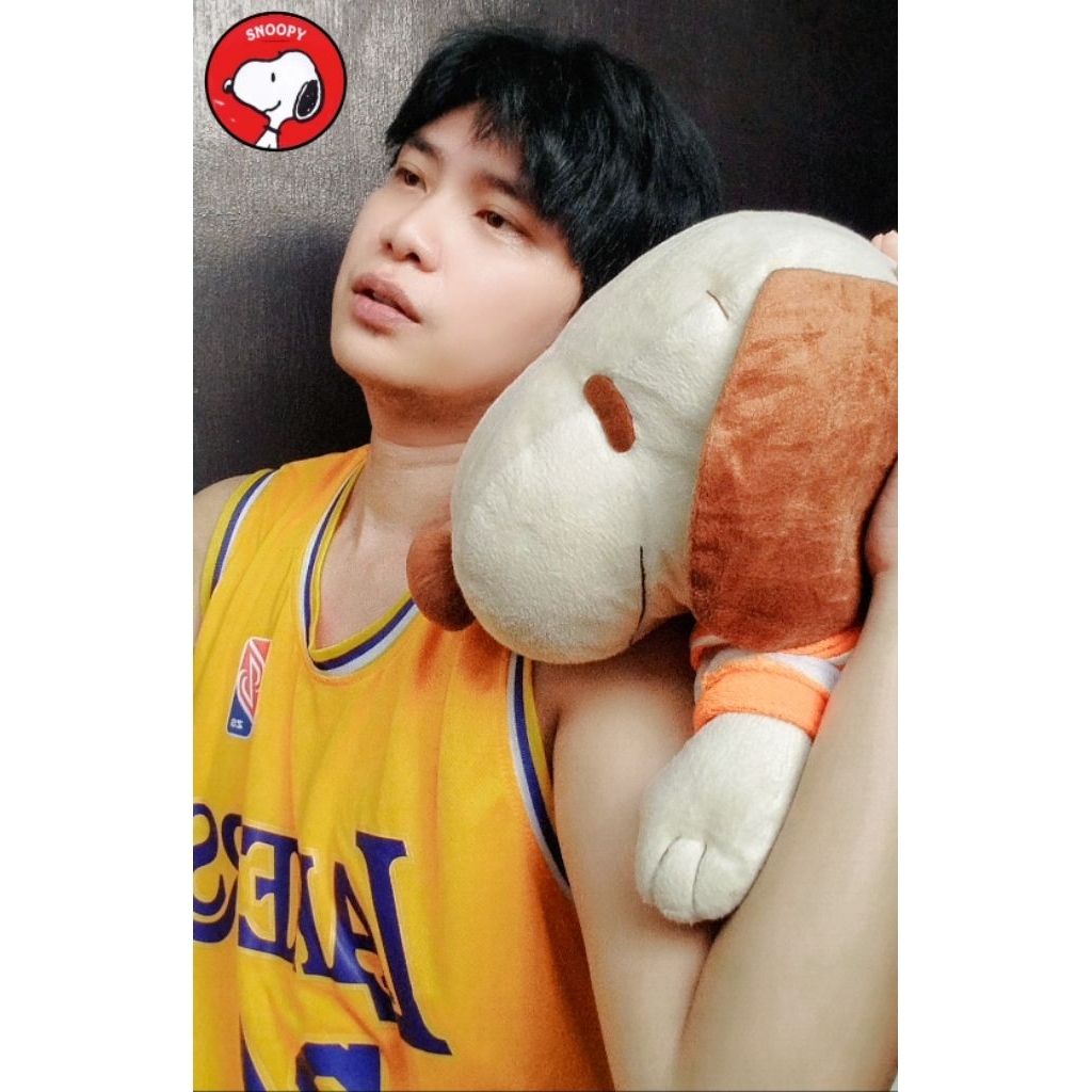 Boneka Figure SNOOPY KREM ( Besar XL ) KOSTUM HOODIE 45/48 CM ( ORIGINAL PEANUTS ) Vintage Rare ( PL