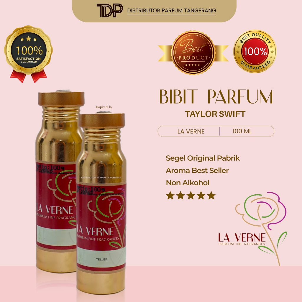 TELLER // SEARAH TAYLOR SWIFT BY LAVERNE SEGEL PABRIK 100 ML BIBIT PARFUM.