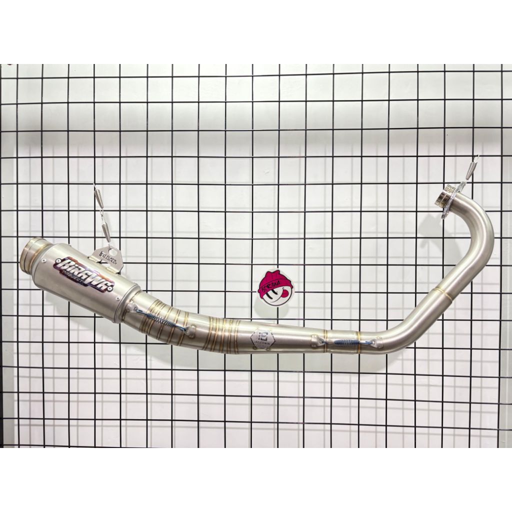 Knalpot FU 200cc FFA ex tengah/ex samping Sanblast gradasi Original Birawa Project