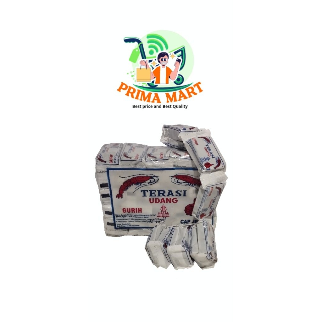 

Terasi udang cap jempol 1 pack isi 50 pcs