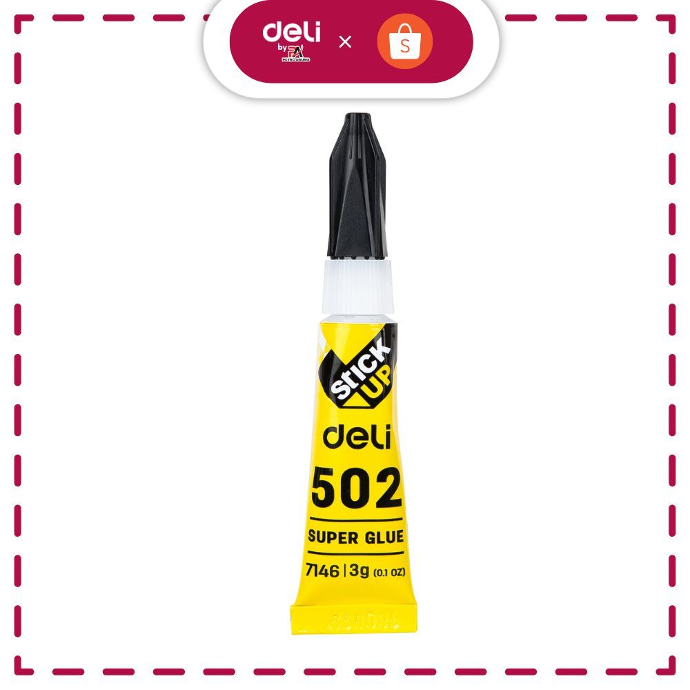 

Deli Lem Super kuat Cepat Kering [3 g] E7146