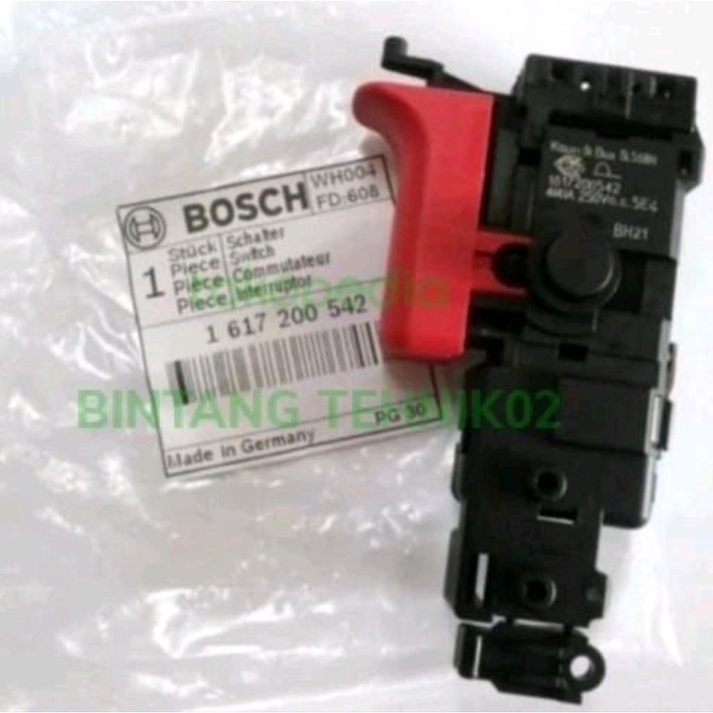 SWITCH BOSCH GBH2-20 FOR MESIN GBH2-20/GBH2-18 ORIBOSCH GBH2-18DRE