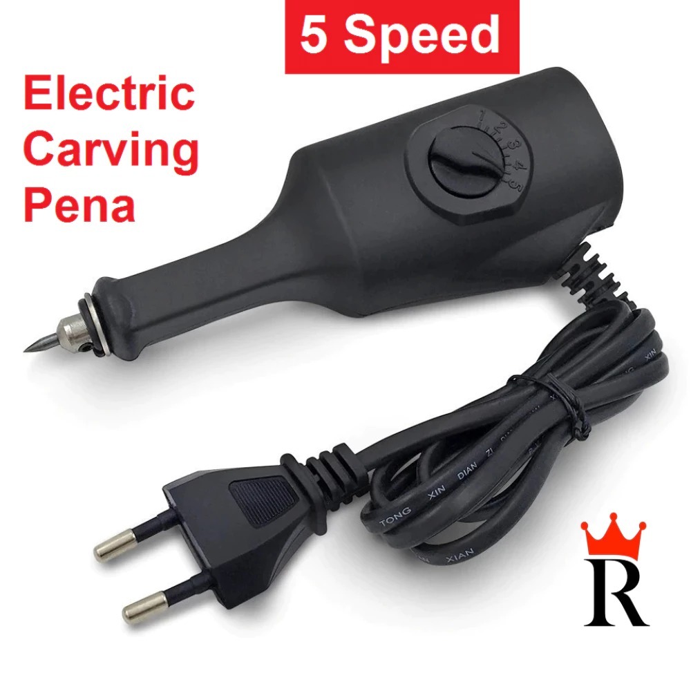 Mesin Ukir Listrik Electric Carving Engraving Pen Pulpen Ukir Listrik Alat Grafir Serbaguna untuk Ka