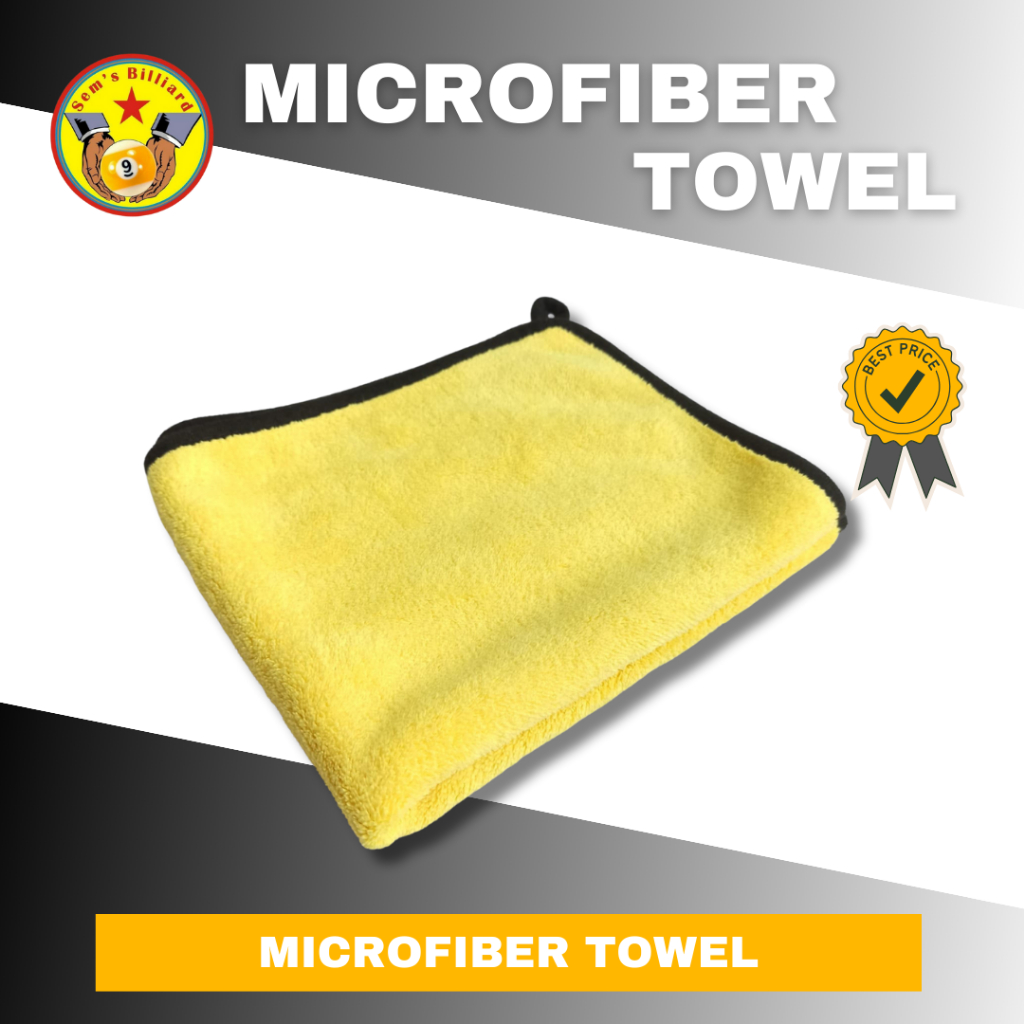 Handuk biasa Microfiber - Handuk Stick Billiard - Handuk Stik Biliard