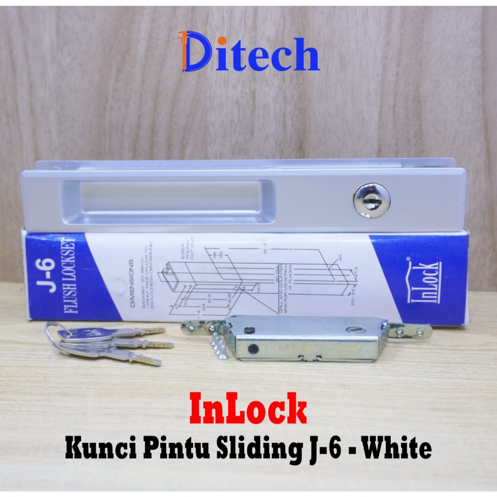 KUNCI PINTU SLIDING J-6/KUNCI PINTU SLIDING