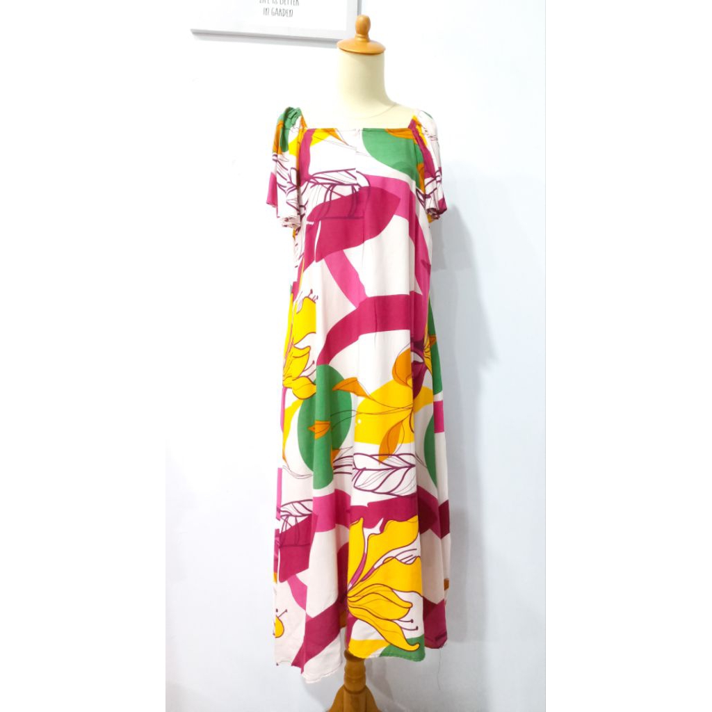 Daster//Dress wanita model Sabrina lekbong