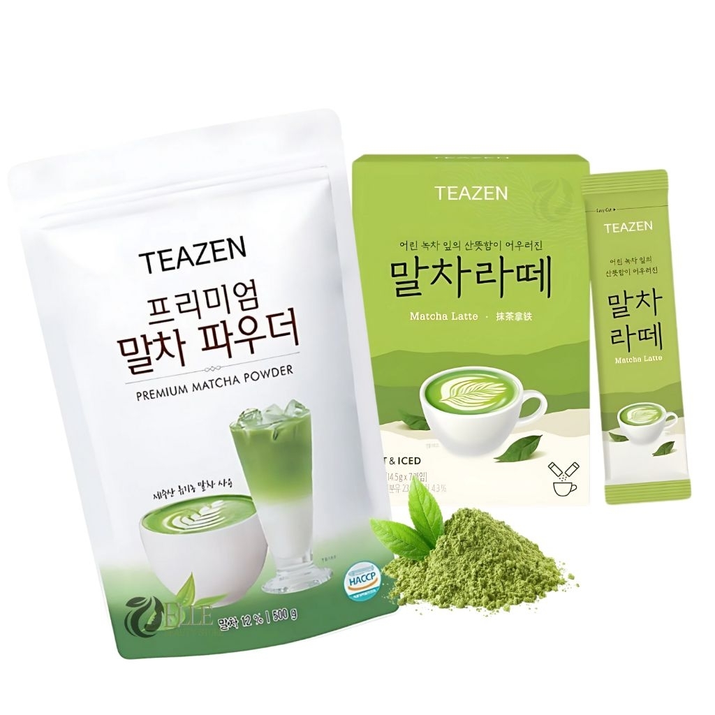 

(Pasti Ori) TEAZEN premium matcha powder 500gr and matcha Latte