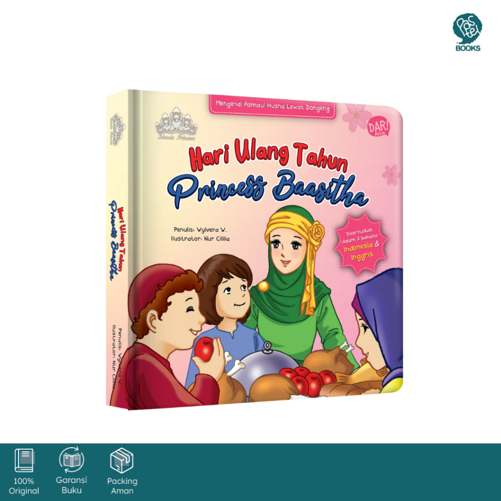 Buku Anak - Bbw Hari Ulang Tahun Princess Baasitha (Boardbook) - Pastel Books